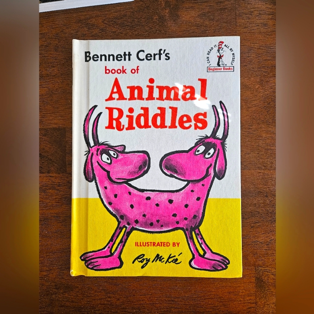 Bennett Cerf's book of Animal Riddles Roy McKie Dr. Seuss Beginner Book Vintage